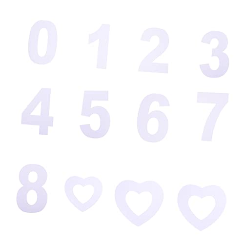 ABOOFAN Easy Shaped Cake Pcs Number Letter Stencils DIY Cake Decorations for Parties Celebrations