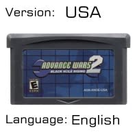 Classic Retro Games Cartridge Card For Game Boy Advance Gba Sp Gbm Nds Ndsl English-Advance Wars 2 Usa English #TOP8