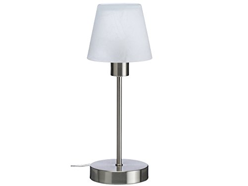 Trio Leuchten Tischleuchte Luis, Touch-Dimmer 595500107, Nickel Matt, Glas...
