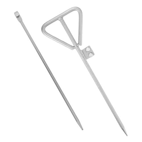 Tige de mise à la terre SEWACC en fer galvanisé pour clôture électrique et antenne x2
