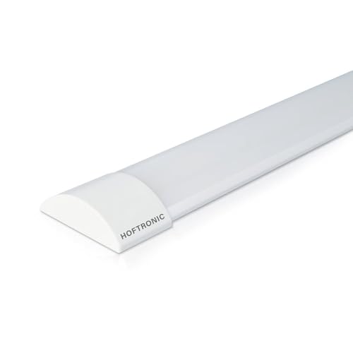 HOFTRONIC - Réglette LED 150 cm 50W Lampe à tube intégré 4000K neutre blanc 6000lm super lumineux 30000h Lampe LED à champ long 1500x74x25mm (LxlxH)...