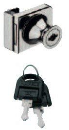 VCM Slot"Sicha" slot glazen deurslot deurslot vitrineslot 3,2 x 3,5 x 3 cm