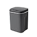 Cestino per rifiuti elettrici, cestino per rifiuti intelligenti bidoni del bidone elettrico muto automatico con copertura per camera da letto da cucina bagno 16l bidone della spazzatura grigia