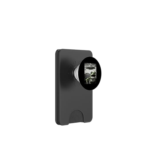 Funny Frog Selfie PopSockets PopWallet MagSafe con soporte plano plegable