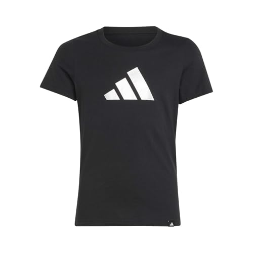 T-shirt adidas fille 7-8 ans noir Everyday Glam Graphic pour junior