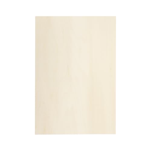 QUARKZMAN Tabla De Madera De Tilo 22 X 30 X 0.3cm Tableros De Madera Sin Acabar Contrachapado Para Manualidades Corte Laser Con Superficies Lisas