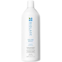 Biolage Volume Boost Shampoo for Fine Hair – Creates Lasting, Lightweight Volume, Root Lift & Shine, With Cellulose and Peptides, Vegan, Paraben and Silicone-Free