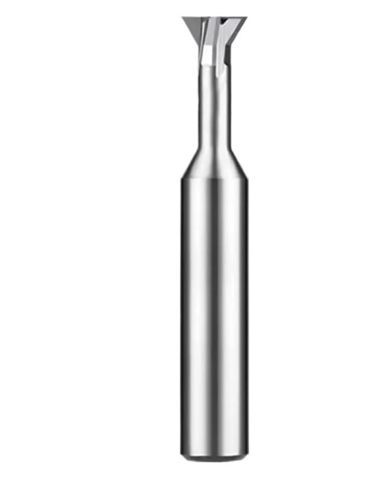 1 szt. Frez z węglika spiekanego do jaskółczego ogona 60 stopni 0,9-12 mm Narzędzie obróbki CNC czołowy rowków cięcia stali i aluminium(10xD10x60x60Deg,For aluminum)
