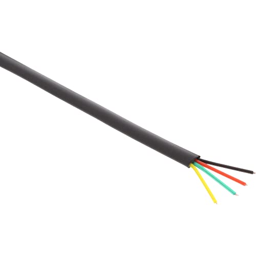 Câble modulaire 4 brins de haute précision InLine 69981 noir 100 m de long