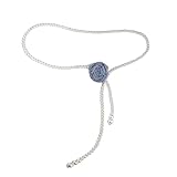 Photo Gallery aniyan cintura in vita da donna con perle argentate – elegante cintura con perle artificiali e fiori di tessuto (nero) – girovita regolabile per abito, estate, matrimonio, festa, blu, 125 cm Photo Gallery aniyan cintura in vita da donna con perle argentate – elegante cintura con perle artificiali e fiori di tessuto (nero) – girovita regolabile per abito, estate, matrimonio, festa, blu, 125 cm