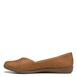 LifeStride Womens Notorious Ballet Flat, Tan, 10 Wide US