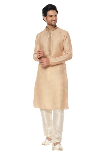 Indian Pakistani Men's Tunic Cotton Party Festive Ethnic Wear Kurta Pajama Dress Set
