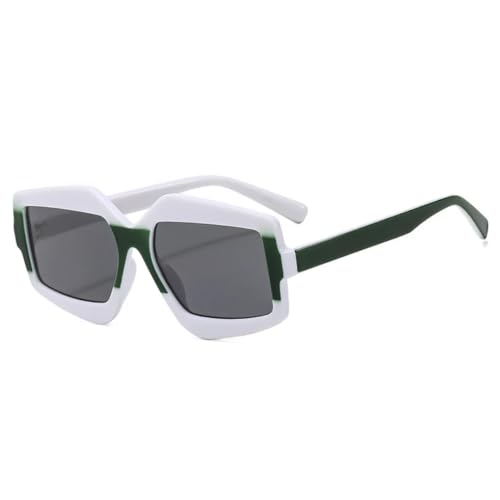 Lunettes de soleil Polygon de qualité supérieure style punk géométrique