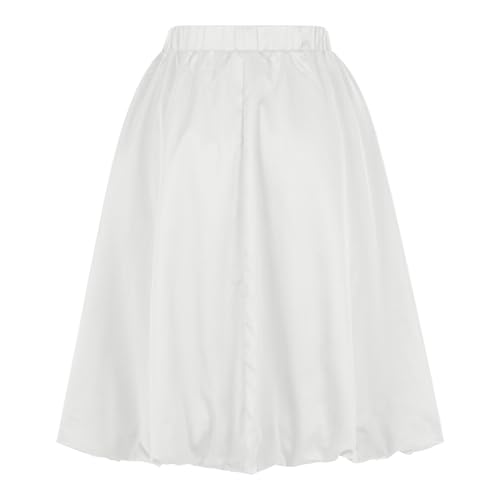 Casual Skirts for Womens Mini Skirt Knee-Length Ribbed Waist A-Line Going Out Vacation and Travel Summer Skirts4