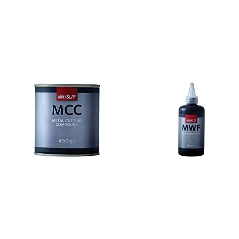 Molyslip M240007 MCC Metal Cutting Compound 450 g & M241003 MWF - Metal Working Fluid 350ml Cover