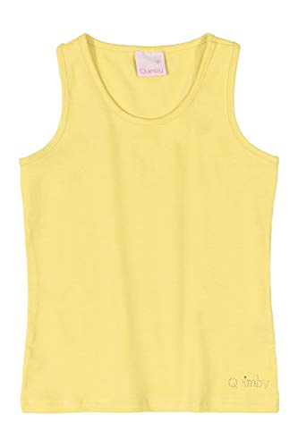Regata Infantil Menina Em Cotton, Quimby, Meninas, Amarelo Pintassilgo, 02
