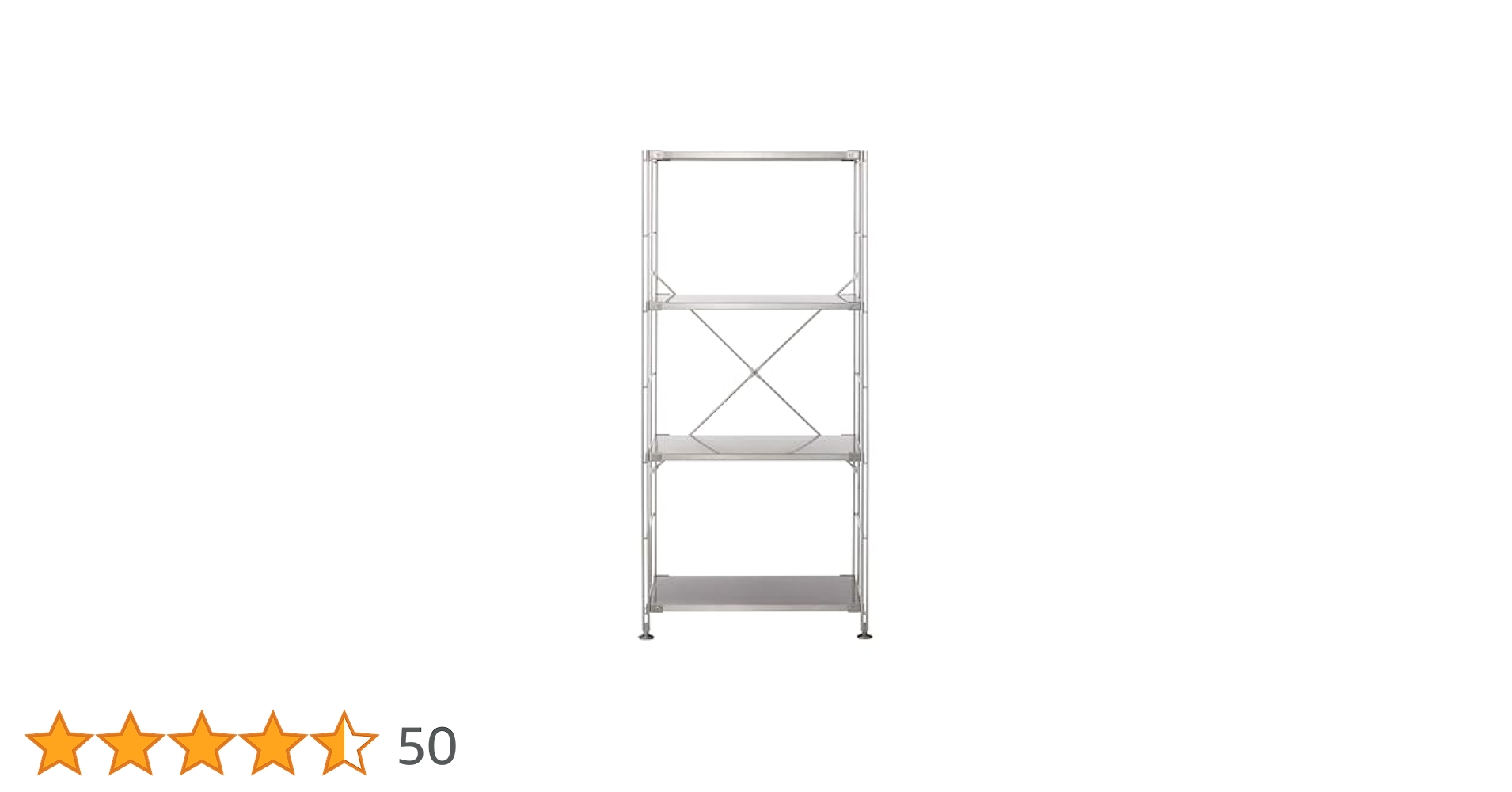 無印良品の人気ラック！ステンレスユニットシェルフ幅86x奥行41×高さ83 Amazon｜無印良品 ステンレスユニットシェルフ オーク材棚セット