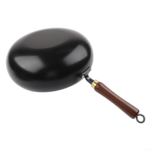 Wok de hierro forjado a mano, 26.5 cm sin recubrimiento miniatura 5