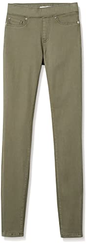Image of Amazon Essentials Women's Skinny Fit Mid-Rise Stretch Pull-On Jegging with Pockets - Discontinued Colors