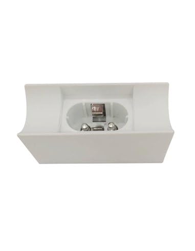 GSC Evolution S14d Socket, Rosca Edison, Montaje en pared, Blanco