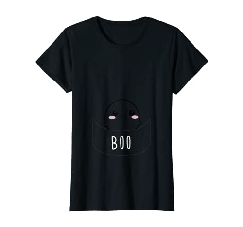 Damen Dieses süße Little Boo Halloween lustige Shirt schwangere Frauen T-Shirt