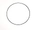 Produktbild CB Home & Style Dekoring zum Aufhängen schwarz aus Metall Metallring ca. 3,5 mm stark Drahtring (40 cm)