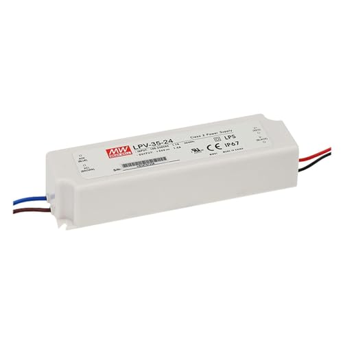 LED Fuente de alimentación 36W 24V 1,5A ; MeanWell, LPV-35-24