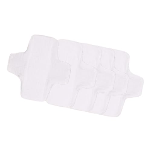 Almohadillas menstruales de tela reutilizables de algodón orgánico, protectores de bragas absorbentes para mujeres en 3 tamaños, almohadillas menstruales de tela lavables