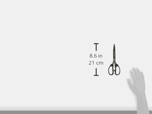 Miniatura 7 de Hygloss -Armada Precision Tijeras de calibre pesado - Asas cómodas, cuchillas de acero inoxidable, bolsas de vinilo para almacenamiento seguro -