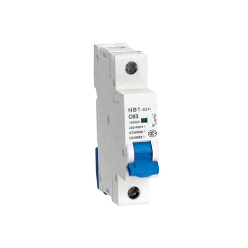 Disjoncteur 10A 1P MCB NB1-63H pour protection circuit éclairage