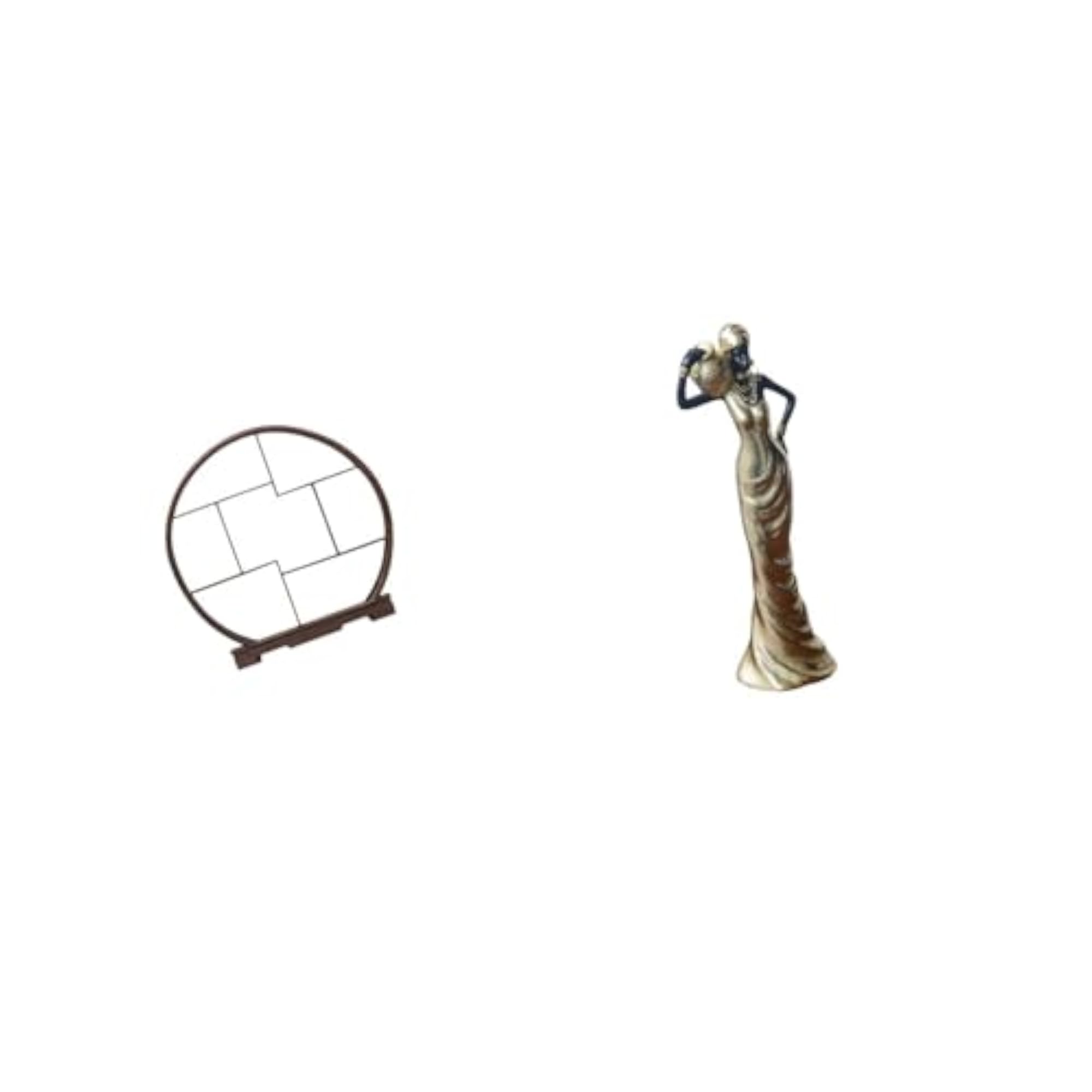 Wooden Display Rack for Home and Office Decor