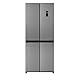HYE American Fridge Freezer, 418L Freestanding Double Door Fridge Freezer with Fast Freeze, LED Lighting & Adjustable Shelves – Silver, No Frost, Quiet 40dB. - RF01AMCD430S03