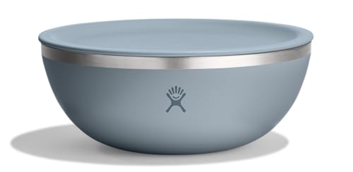 Image of Hydro Flask Outdoor Insulated Serving Bowl - Stainless Steel Food Container with Lid - Camping Kitchen Essentials - 1 Qt Bowl Shale Gray