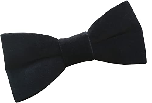 100% Velours Velvet Nœud Papillons - Différentes Couleurs (Noir) Cover