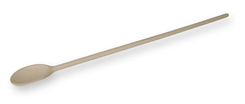 KERAZO Cuchara larga de madera de haya – 60/80/100 cm – ovalada o redonda – Cuchara extra larga para revolver – Ideal para gulash de calderas, hornos holandeses, conservas, cocinar al fuego