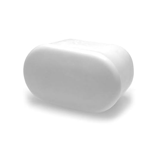 GLEITGUT 4 x Fußkappen Oval 40 x 20 mm Rohrkappen Weiss Endkappen Für Ovalrohr