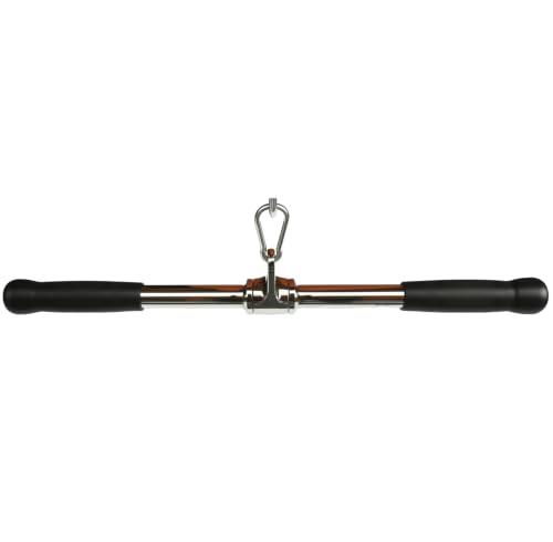 yuhqc Revolving Tricep Curl Straight Lat Pull Down Bar for Cable Machine