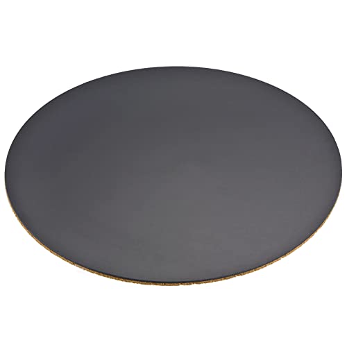 MECCANIXITY Cork Plant Mat 12 Inch Round Plastic Absorbent Waterproof Coaster Pad for Home Garden Pot - Image 4