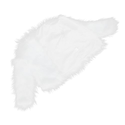 Veste élégante et attrayante blanche en fausse fourrure LED femme