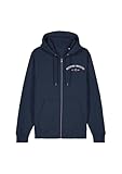Redskins, Weste, Sweatshirt, (XS bis XL), Erwachsene, Frauen, Männer, Jacke, Hoodie, Pullover, weich, niedlich, warm, Baumwolle, Bedruckt, gemischt, Modell RSFA25SZ3 Navy Size M