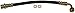 Dorman H620244 Rear Driver Side Outer Brake Hydraulic Hose Compatible with Select Toyota Models