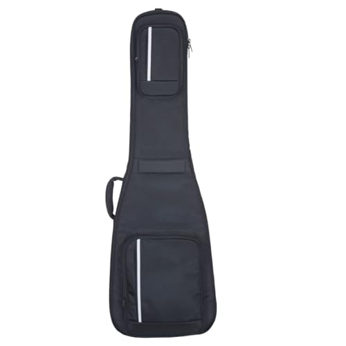 VEKTO - Custodia morbida imbottita per chitarra elettrica 28 mm in tessuto Oxford 1000D impermeabile doppia tracolla regolabile grande tasca supporto per il collo per viaggi e concerti