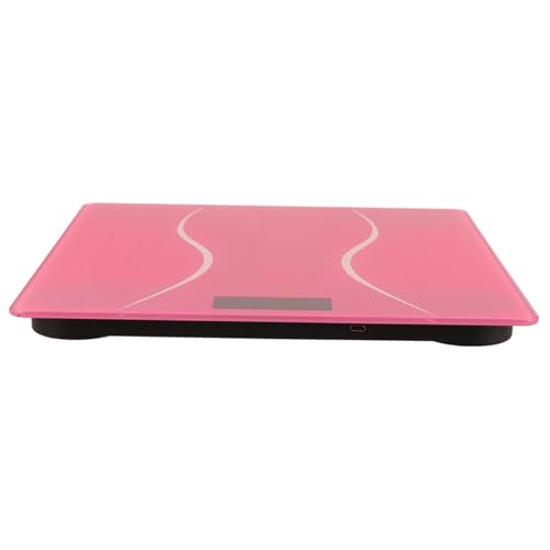 Báscula digital LIFKOME color rosa para baño miniatura 1