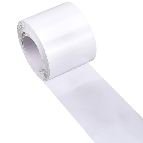 GORGECRAFT Reparaturband Für Holzmaserung 10 m X 4.9cm Realistisch Strukturiert Selbstklebend Wasserdicht PVC Spiegelrand Kantenbelag Für Wohnmobiltische Fußleisten Türen Fenster Möbelrenovierung Perl