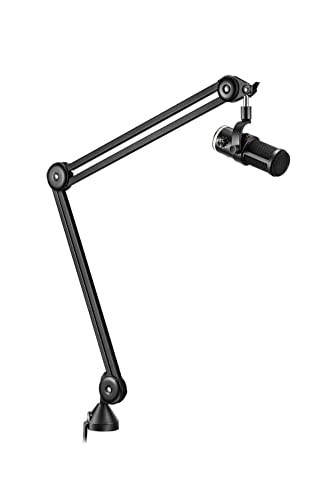 Deity VO-7U Boom Arm Kit USB Dynamic Podcast Microphone with RGB Lights for Game Podcast Stream YouTube (Black)