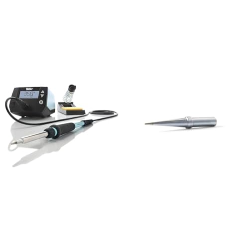 Weller Professional WE 1010 Station de Soudage Numérique à 1 Canal, 70 W/230 V, Plage de Température 100 °C – 450 °C, Bleu & ET OL Panne À Souder Forme...