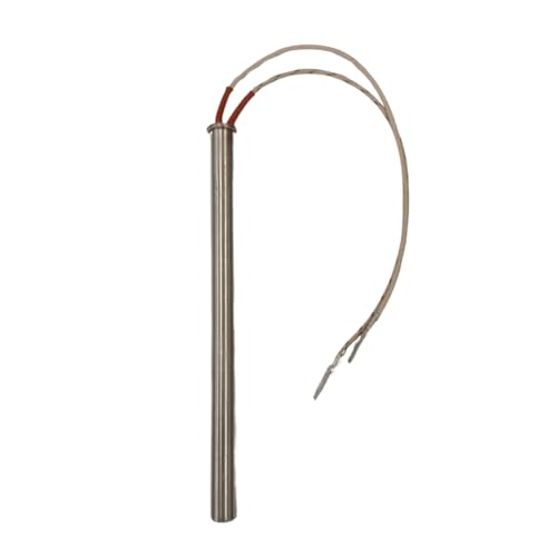 Widerstand, original Zündkerze für Pelletöfen EDILKAMIN cod. R207770, Durchmesser 12,5 mm, Gesamtlänge 182 mm, Überlappungslänge 180 mm, 350 Watt.