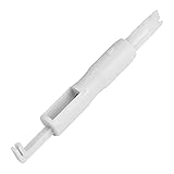 Máquina de costura multifuncional para uso doméstico, passador de agulhas automático (branco)