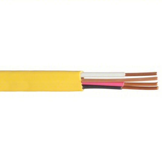 Paladin 12/3 NM-B Non-Metallic Sheathed Copper Cable Wire with Ground, Residential Indoor Equal to Romex (15 Feet)