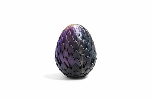 Image of PST 3D Printed Mystery Crystal Dragon Egg | Surprise Articulated Baby Dragon Inside | Fidget Toy & Fantasy Collectible | Unique Gift for Dragon Fans | Ages 8+ | Made in India